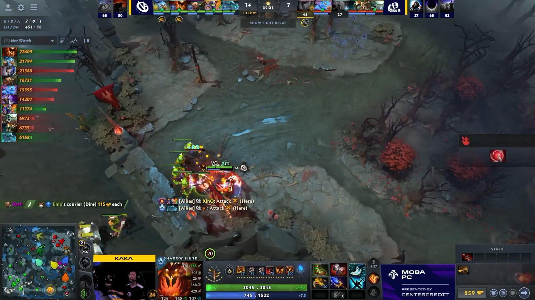 DOTA2 未来运动会阿斯坦纳2026线下赛，淘汰赛1/4决赛中国战队内战VG对
