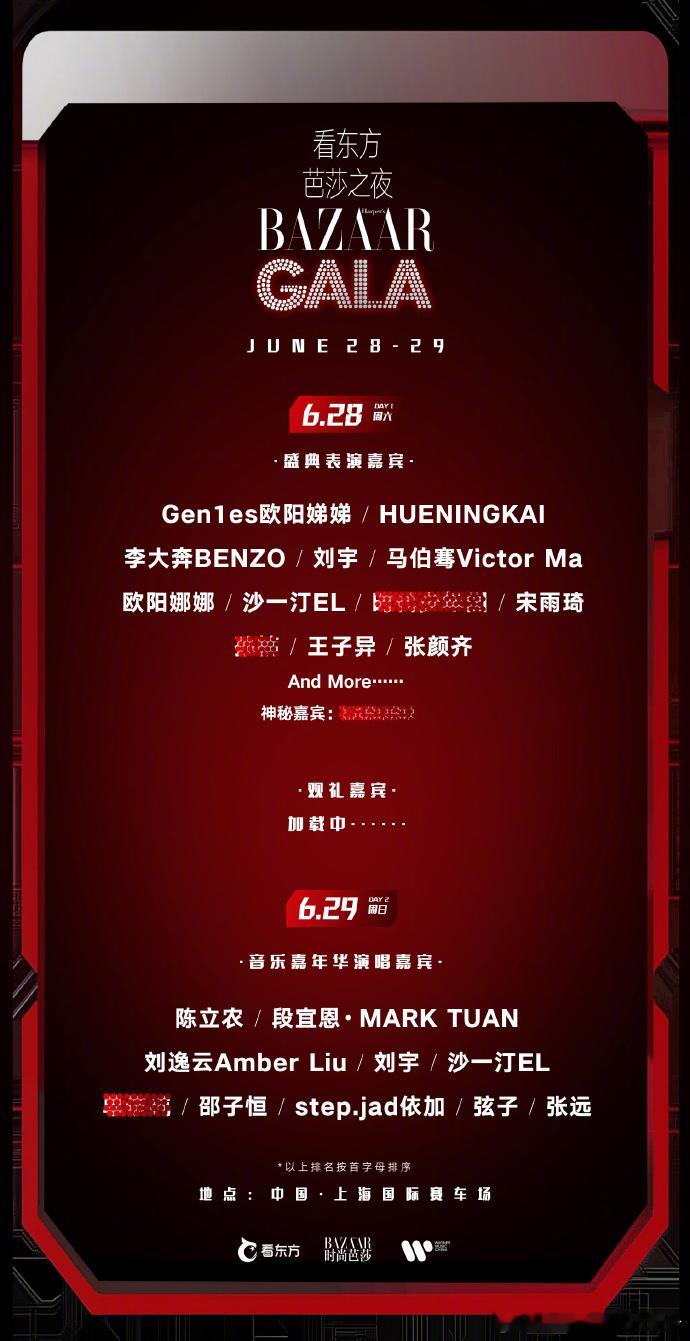 芭莎之夜的表演嘉宾芭莎之夜盛典表演嘉宾 芭莎之夜盛典表演嘉宾阵容公布，实力与人气