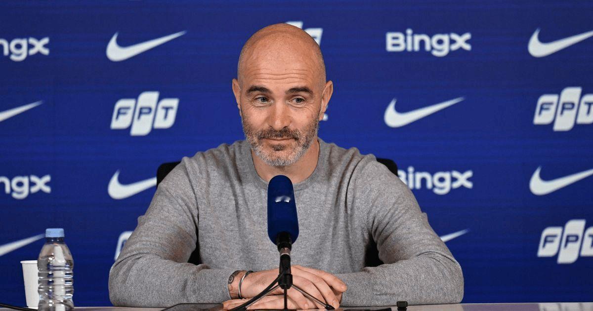 切尔西主教练马雷斯卡出席对阵纽卡斯尔的赛前发布会。你好，你迟到了，你的圣诞计划是