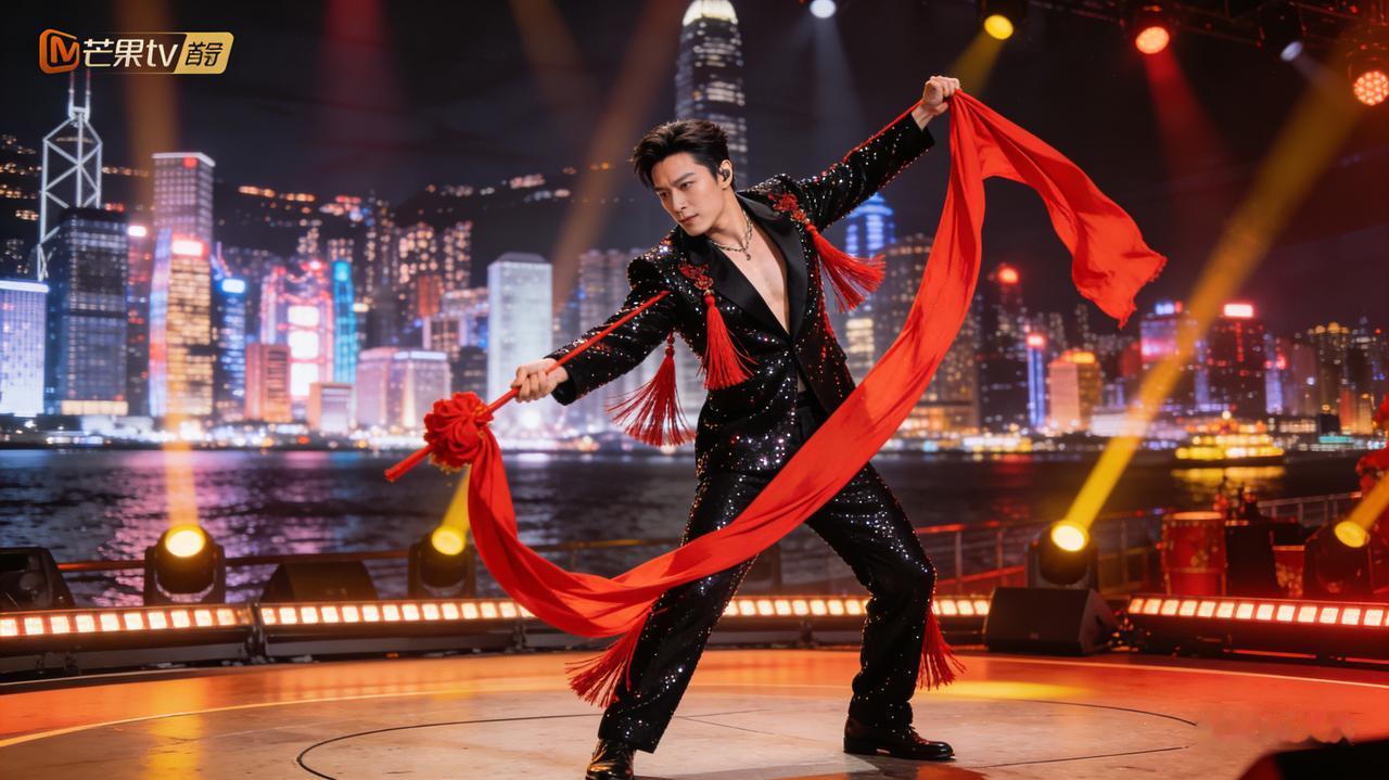 3亿播放杀穿跨年！张艺兴把《大花轿》改成赛博秧歌天花板
 
2026年香港跨年演