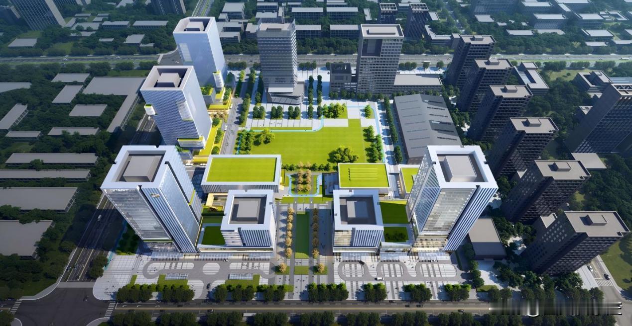 河北省数字创意文化产业园区项目，建设正酣目前B座C座主体结构顺利封顶，位于石家庄