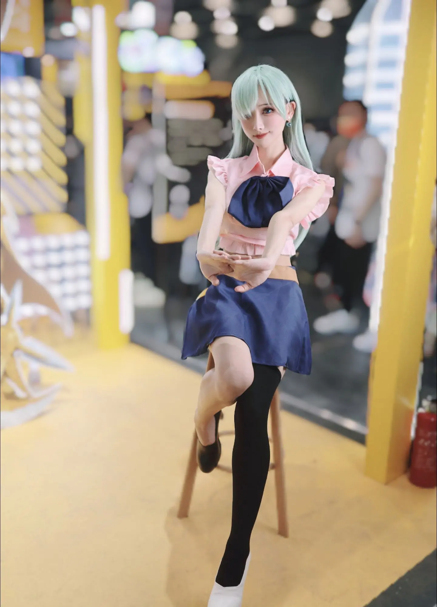 漫展养眼造型大赏 cosplay 性感美女 七大罪伊丽莎白cos  伊...