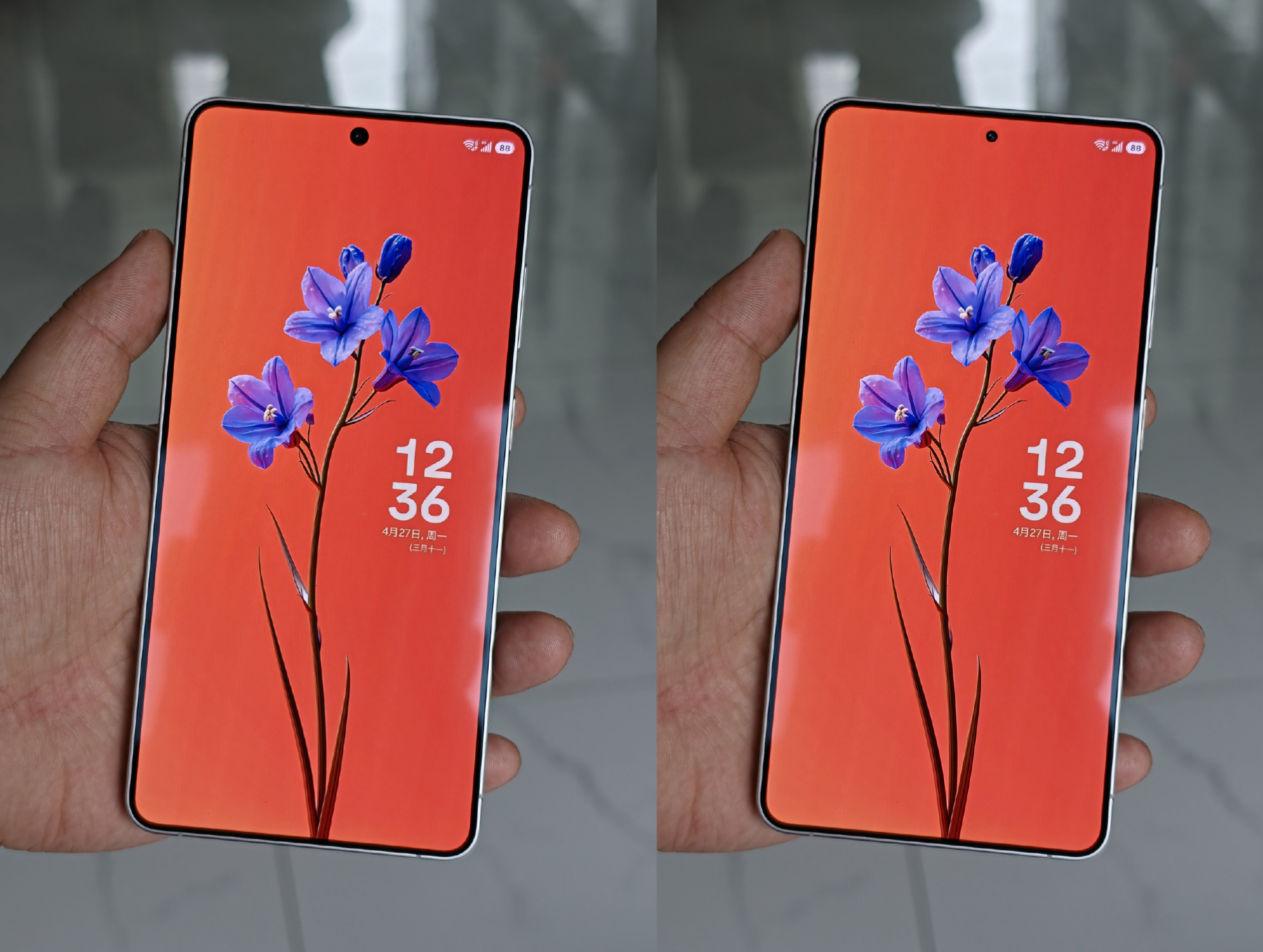 三星这个嘲小挖孔屏你觉得好看吗？