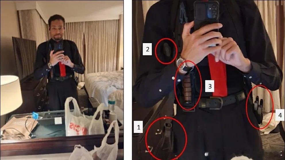 【黄金时代】在刺杀川普未遂事件发生前，科尔·艾伦在酒店房间里拍了一张自拍照。这位