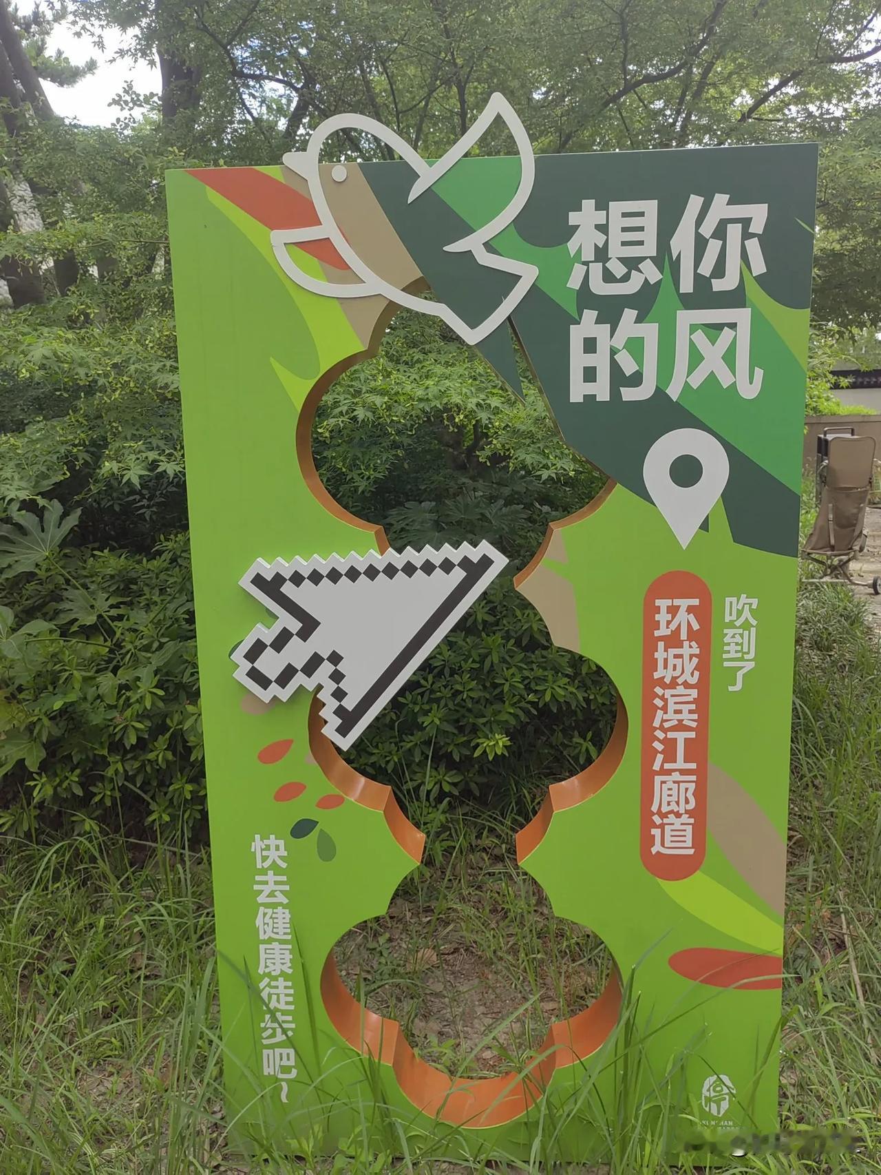 打卡环城滨江廊道，健康徒步走起来！今天周六，老公带着大宝去公司上暑假班了，我带着