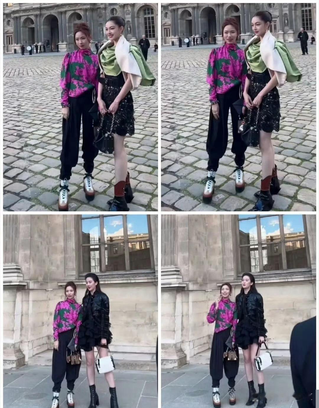 钟楚曦和刘亦菲的个子多高就一目了然！ 