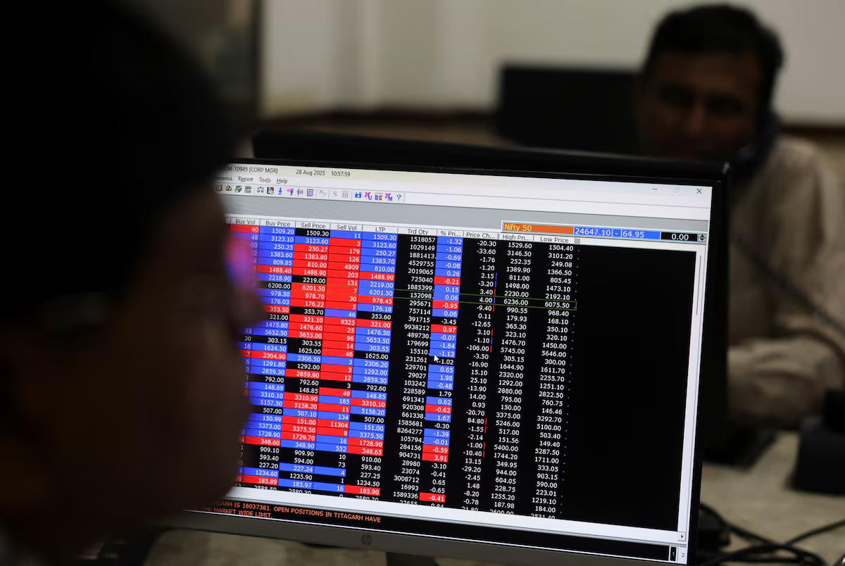 [To learn English]
India's equity benchm