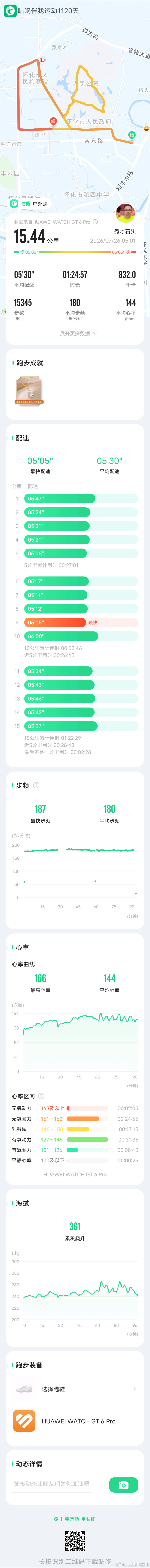 「 今日跑步打卡，咕咚APP记录每一次出发。 咕咚APP 咕咚跑步打卡 咕咚精准