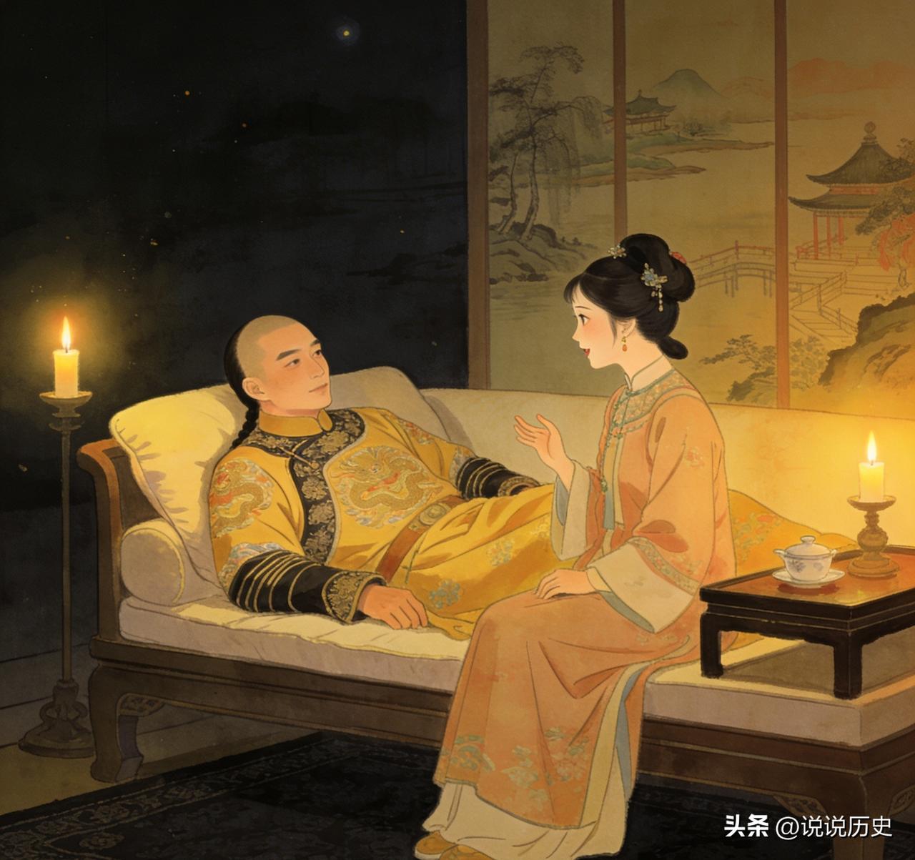 1701年，14岁的高氏被47岁康熙一连宠幸7天，这一晚，康熙又翻了她的绿头牌，