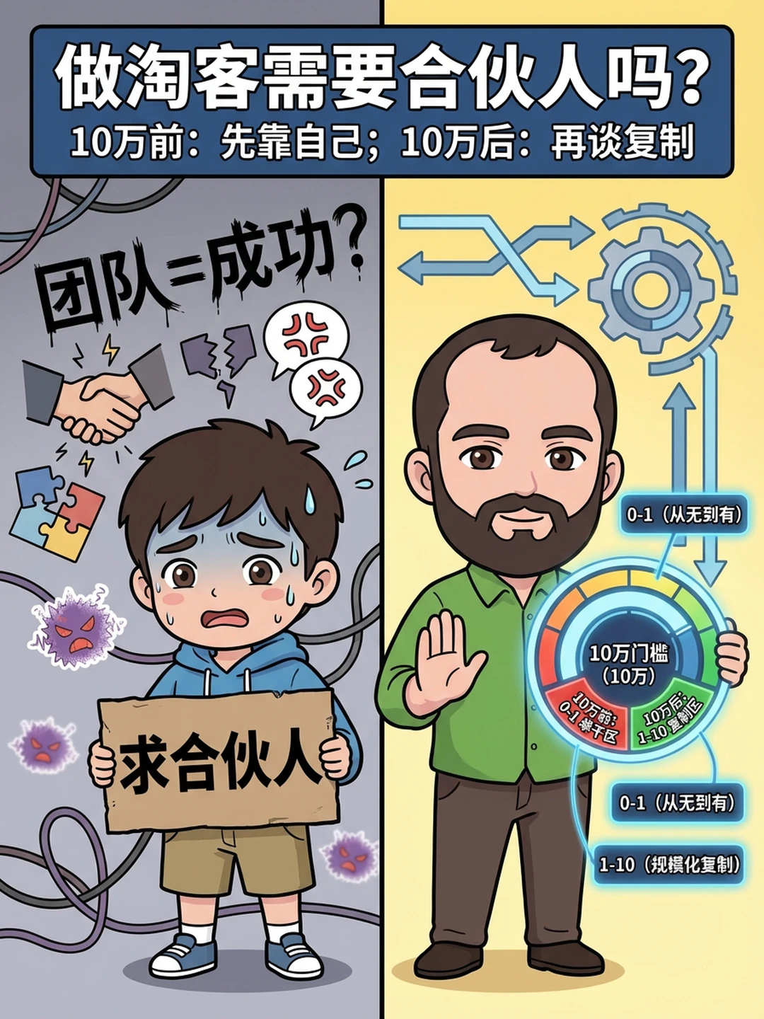 误区：做淘客你真的需要合伙人吗?