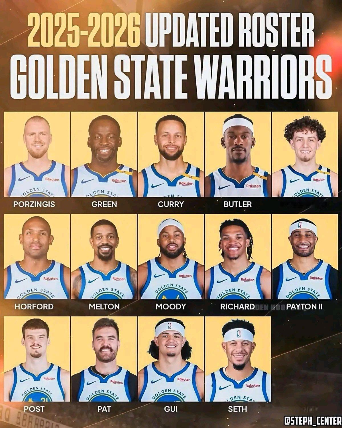 全明星赛后的勇士首发阵容 我觉得是 “ 库里  穆迪 梅尔顿 追梦 铂金 ”  