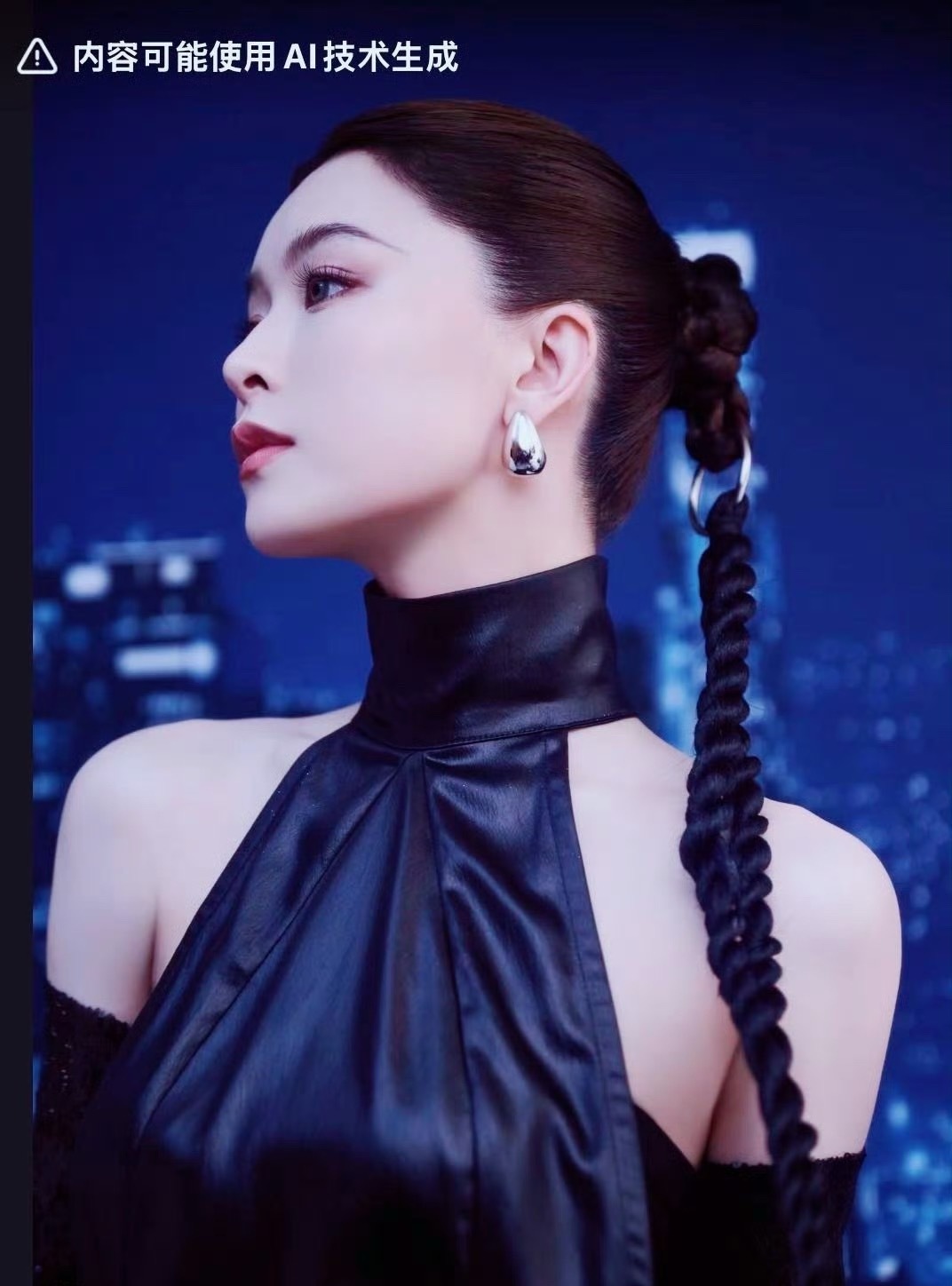 文咏珊被系统识别是AI生成没办法，文咏珊的颜值就是这么的权威！！ 