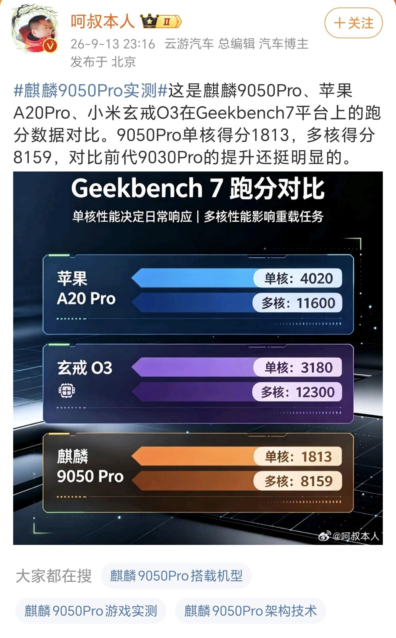关键是跑分成绩和实际体验并没有多少强关联性，感觉后面会有越来越多的人不在去关注跑