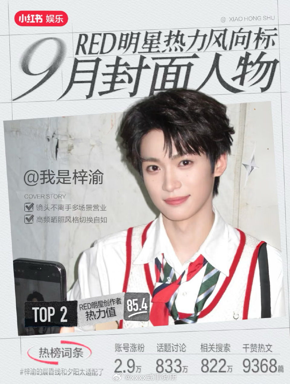 梓渝是不是新薯帝了 ​​​