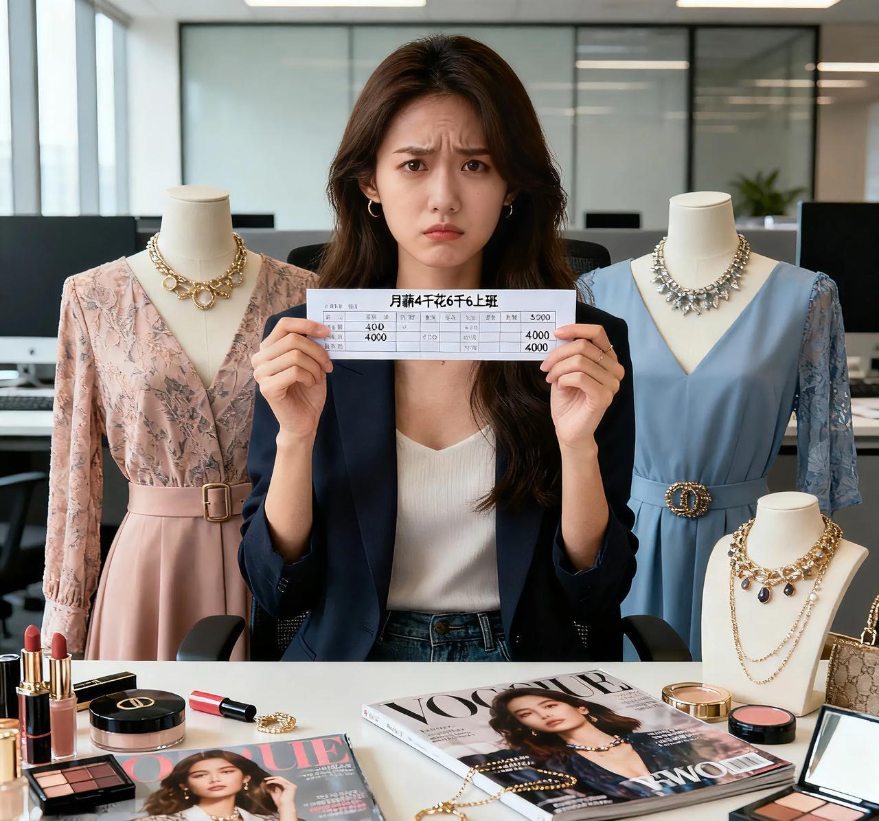 月薪4千花6千6上班？这届年轻人的消费观太野了！
 
重庆一女子月薪4千，上班一