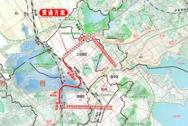 2025年12月29日，如通苏湖城际铁路苏州北站至苏州东站段正式开工。
很多人不