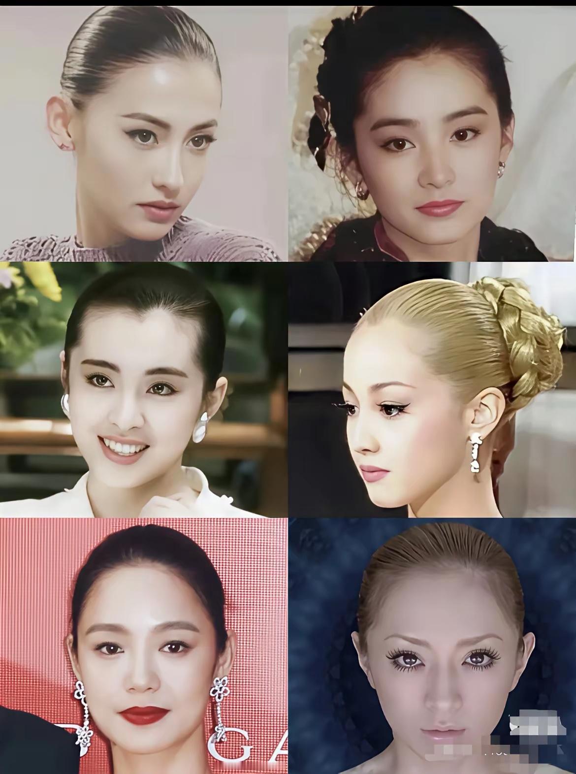 我一直认为，这样才叫大光明，中分的都不算，要从头发鬓角开始梳，因为中分也修饰脸型