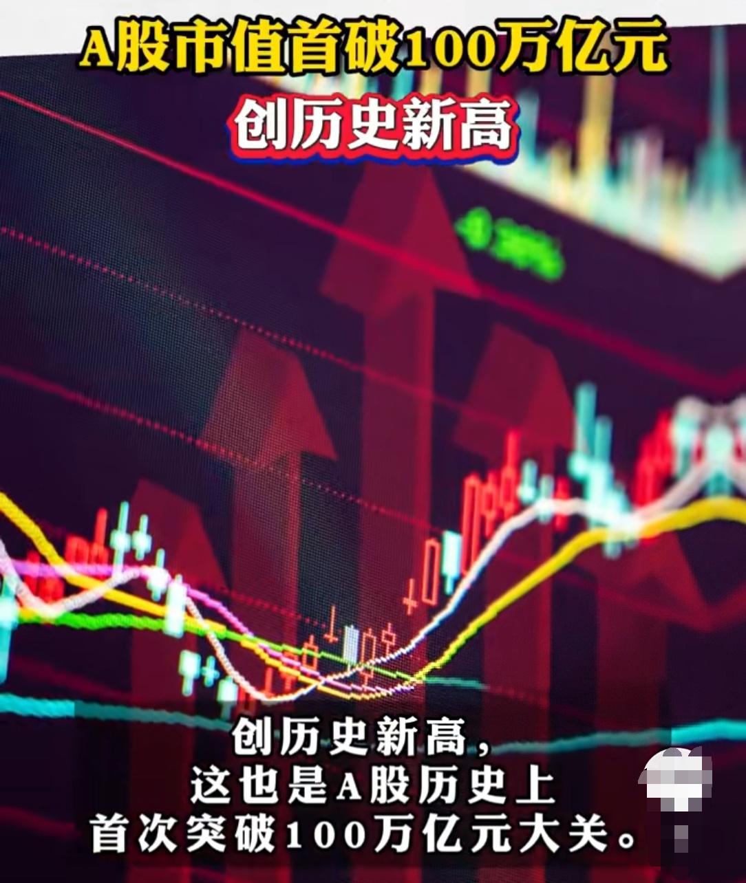 A股沸腾！总市值突破100万亿，创历史新高！
就在今天（8月18日），A股迎来历