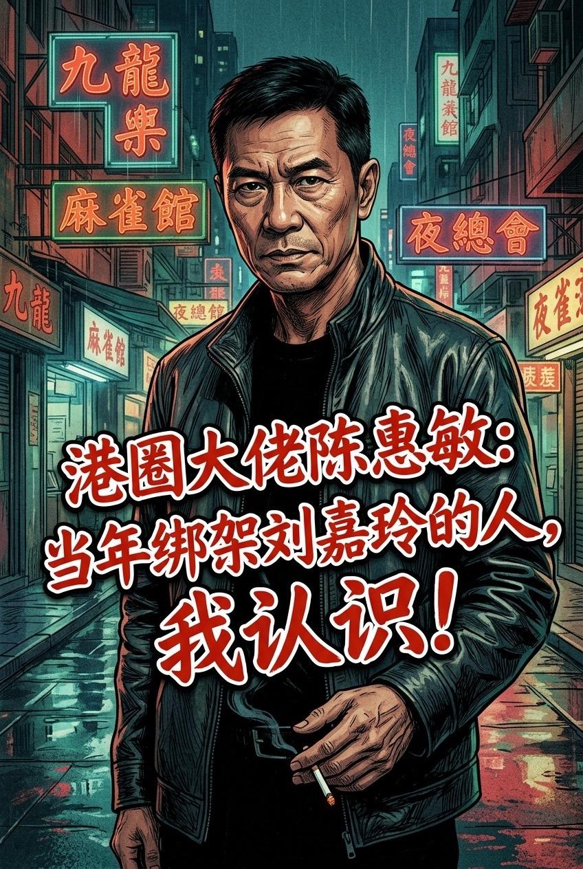 港圈大佬陈惠敏:当年绑架刘嘉玲的人，我认。识!