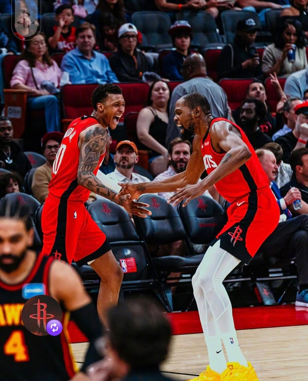 今天火箭有“两个杜兰特”！
甚至小贾比杜兰特自己还像杜兰特，就连命中率都是50%