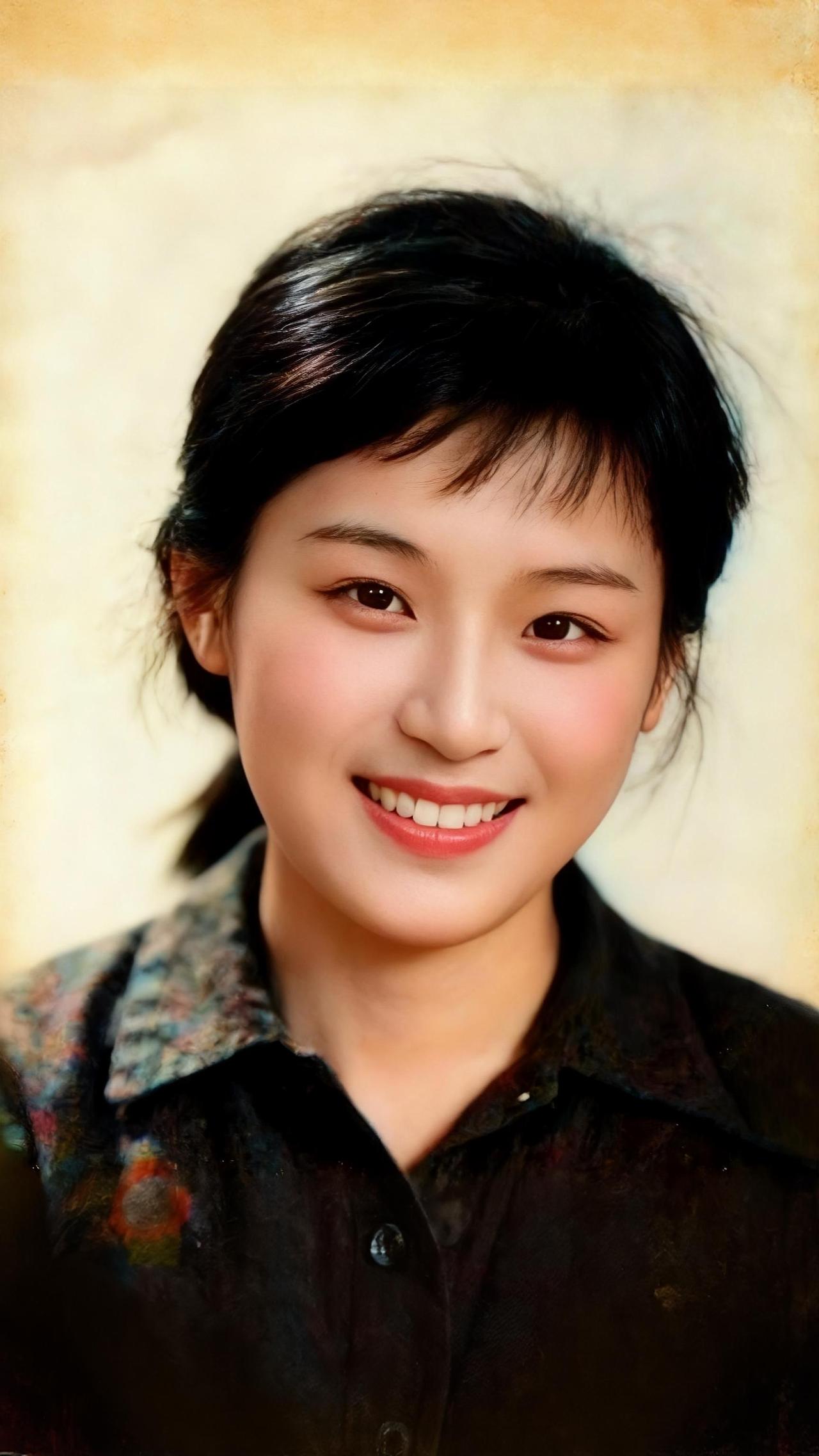 她的美，是刻在东方骨血里的雅致。没有繁复修饰，笑眼弯弯间，便是最动人的温柔。
东