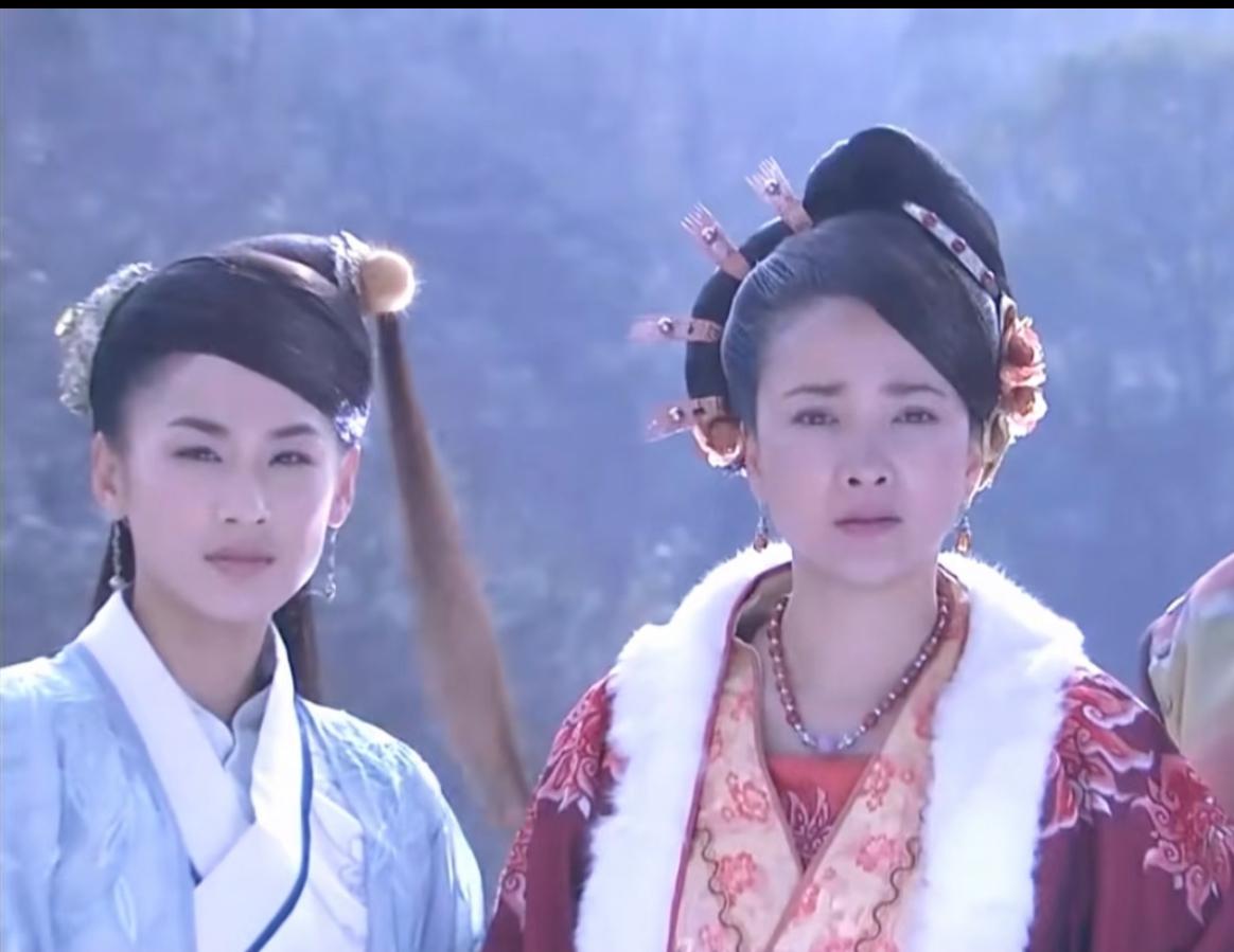 24岁黄圣依和43岁何晴同框老照片，不得不说美女真怕对比

2007年播出的《碧