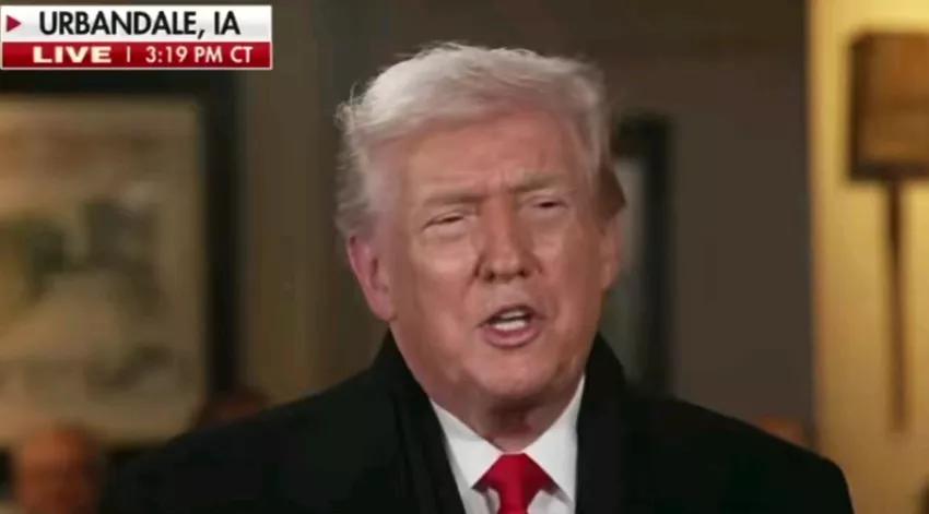 欧洲新闻网报道，当地时间27日，美国总统特朗普，在出席爱荷华州共和党竞选造势活动