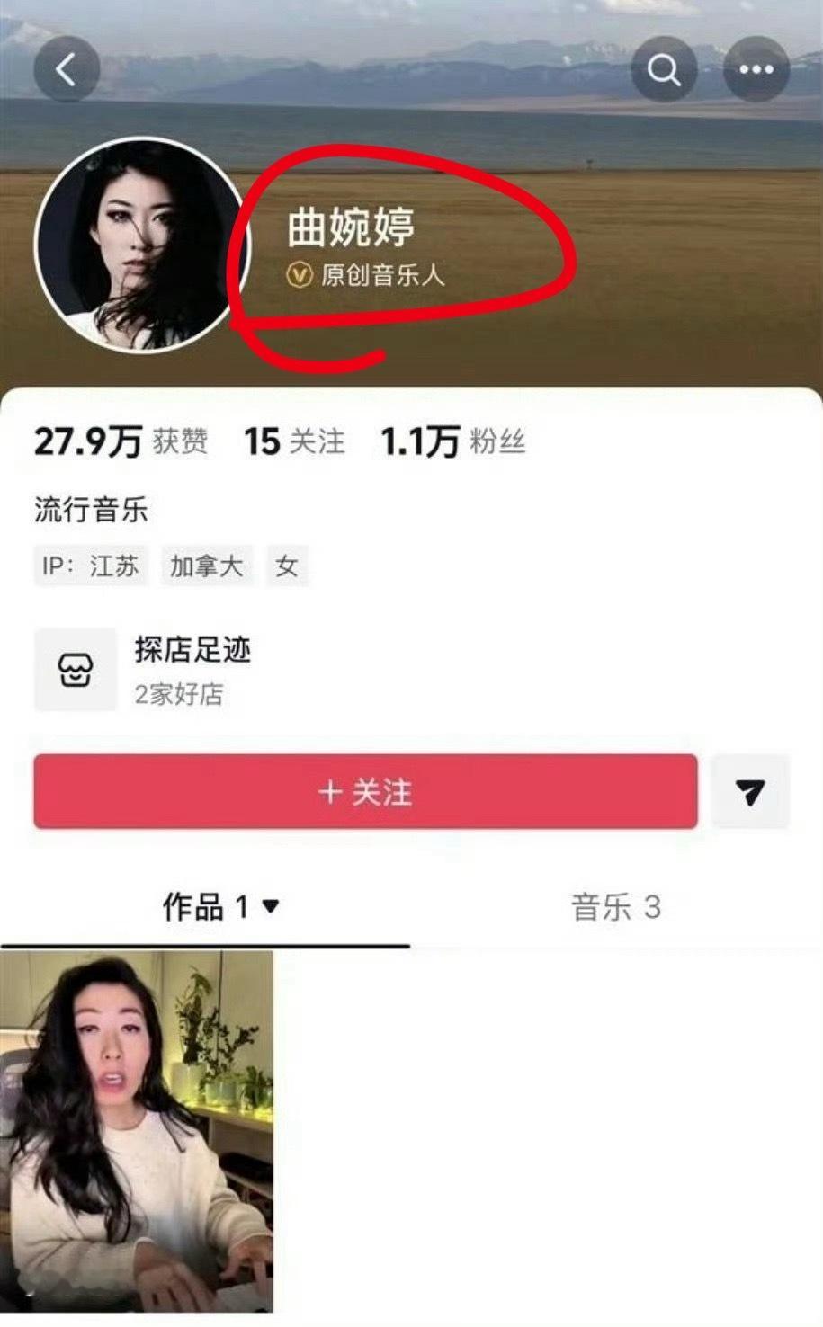 曲婉婷试水复出被强烈抵制这玩意居然能在平台上认证音乐人，本身也挺离谱的吧