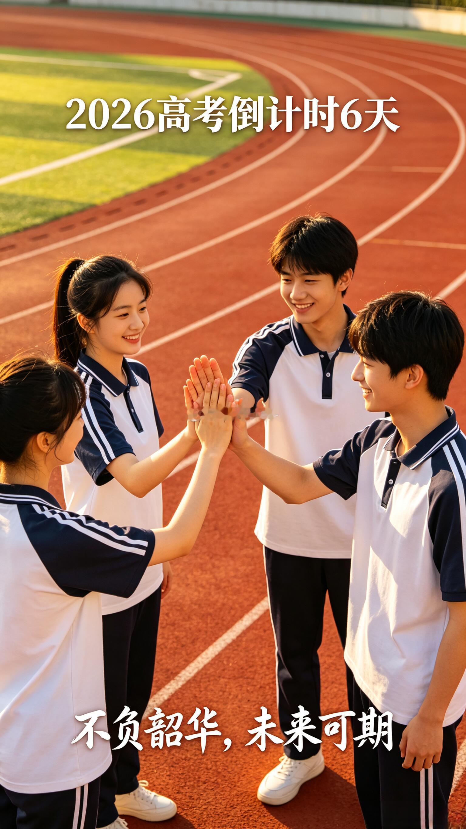 大学生喜爱内容共创计划高考加油 高考倒计时6天～放平心态，正常发挥就好！那些刷过