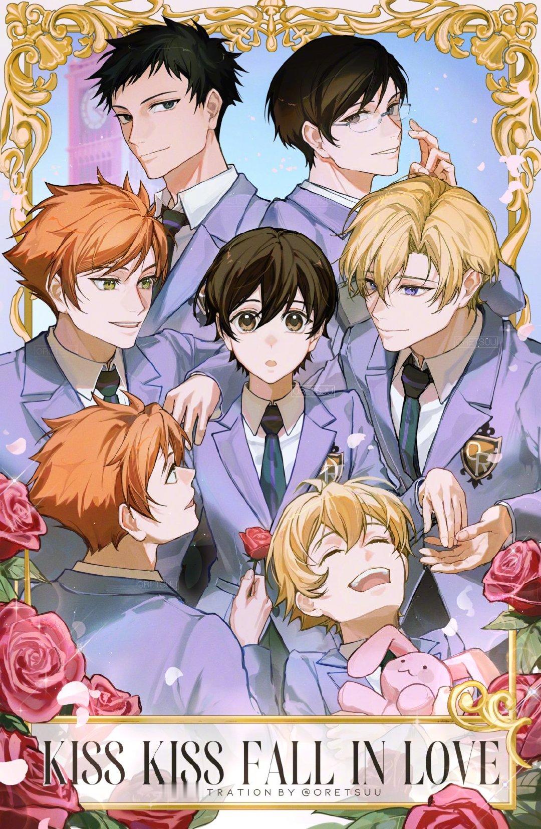 #樱兰高校男公关部# KISS KISS FALL IN LOVE🌹❤️让我看