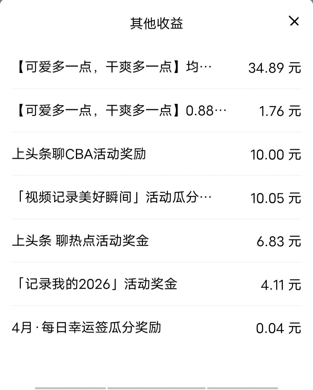 哇哦！好大一笔“巨款”进账，我简直激动不已，开心极了！


今天好几个征文的奖金