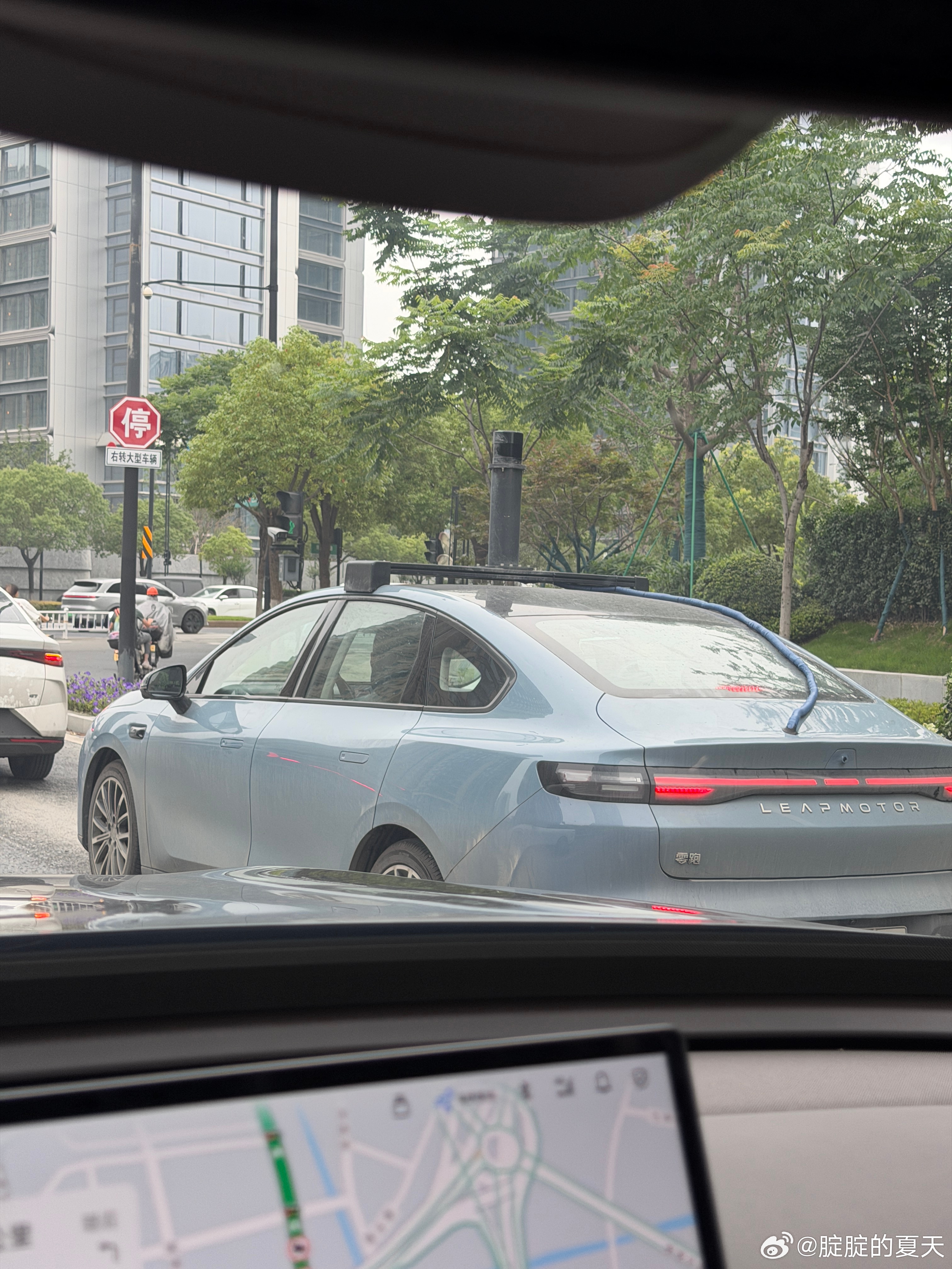 跑子的测试车