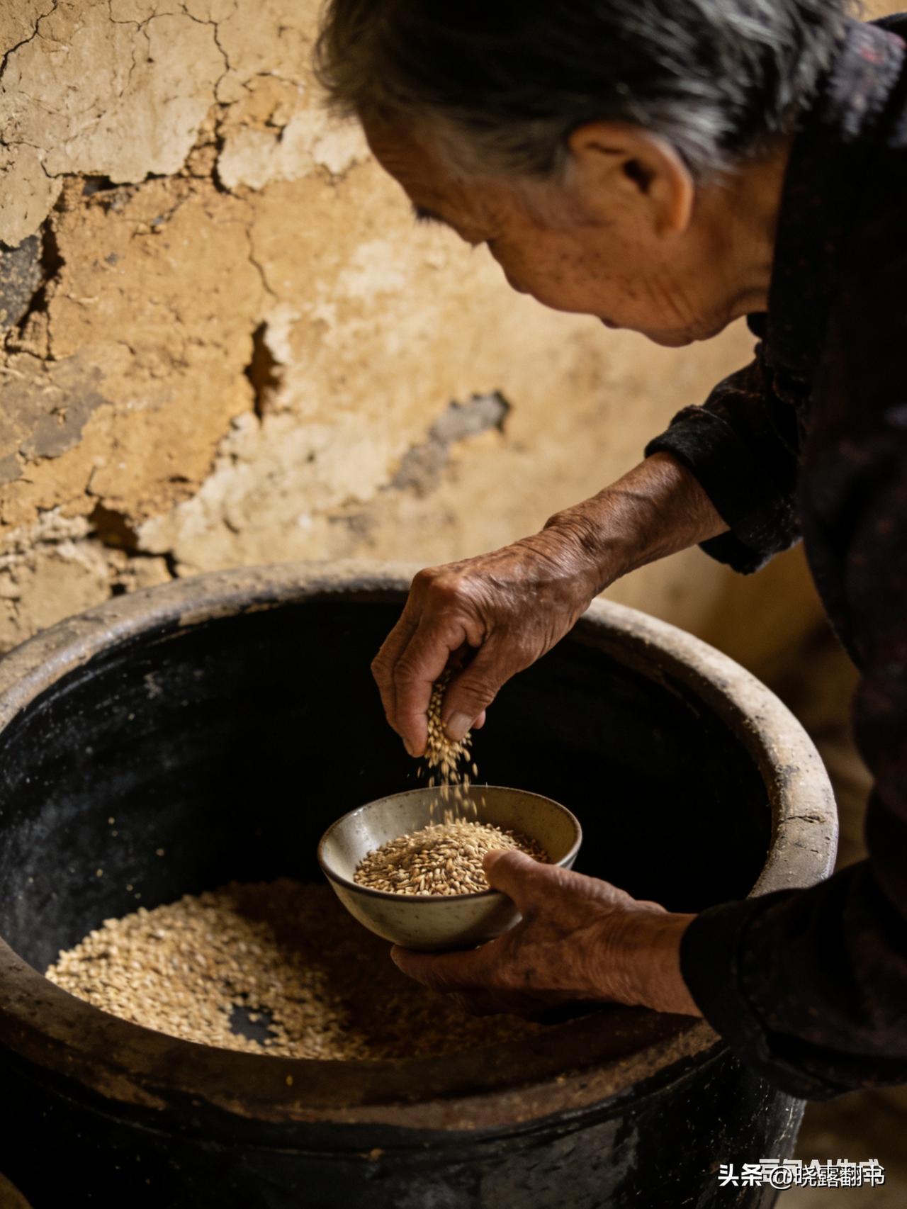 可我记得，姑姑家并不穷。
她来的时候，穿着比我妈妈还要体面的新衣服。

吃过中午