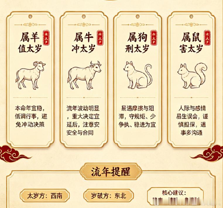 2026丙午年已过大半，气场转换，几个生肖需特别注意：2027 年（丁未羊年）犯