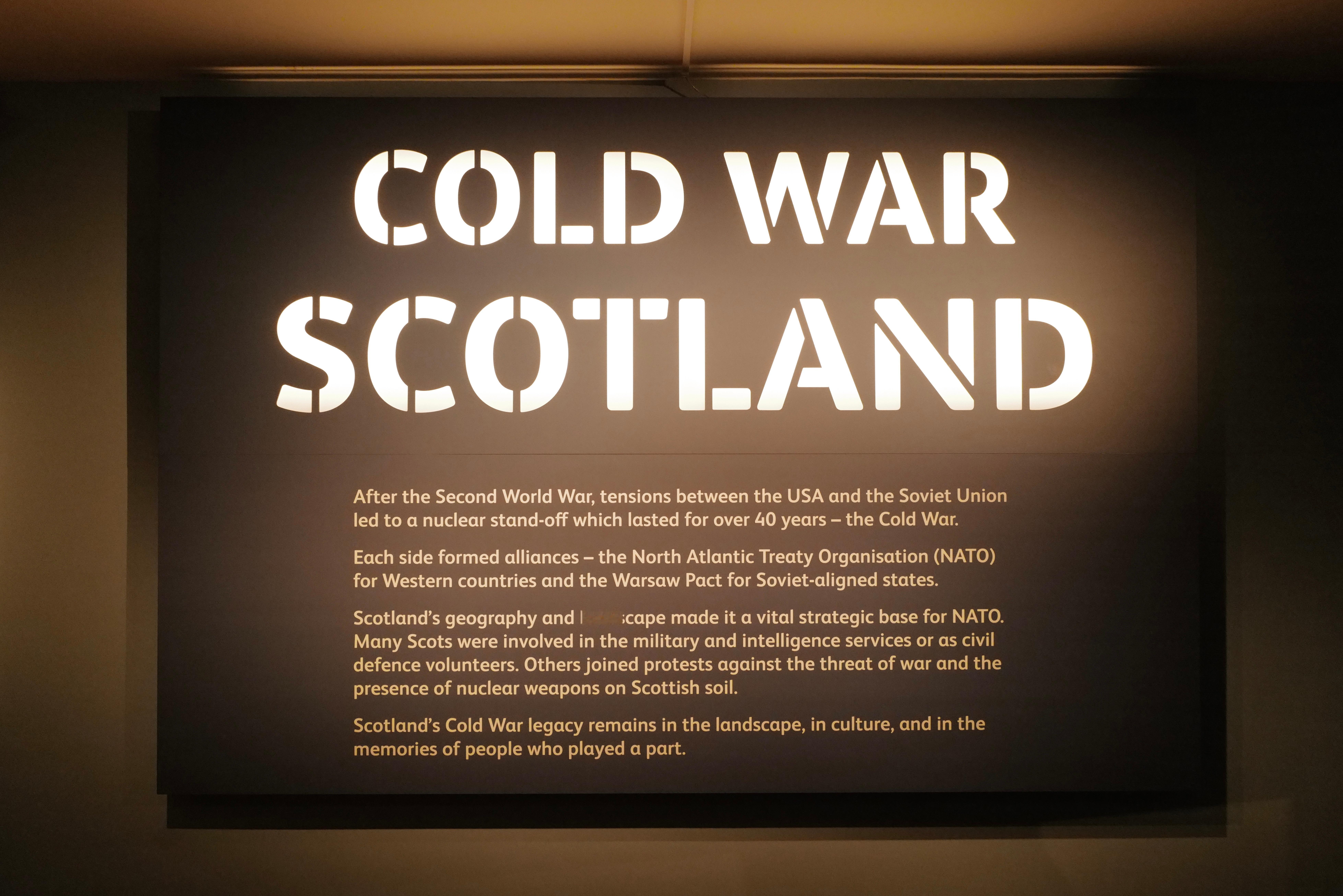 苏格兰国立博物馆一个有意思的近期展览：COLD WAR SCOTLAND。了解高