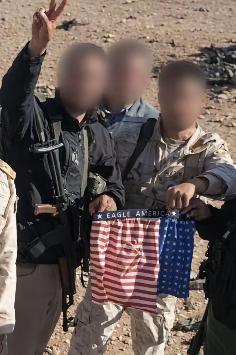 真没想到，美国飞行员被救走后，在飞机残骸中发现的美国鹰（The American