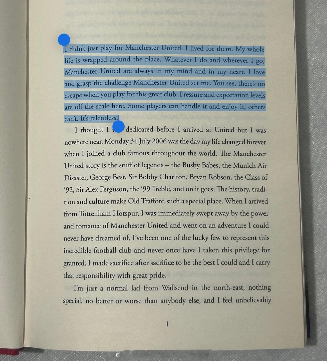 对了，推荐大家阅读卡里克的自传“Between the Lines”，第一段是这