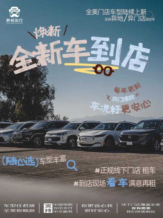 胖叔租车｜不是每一家租车行都年年换新车