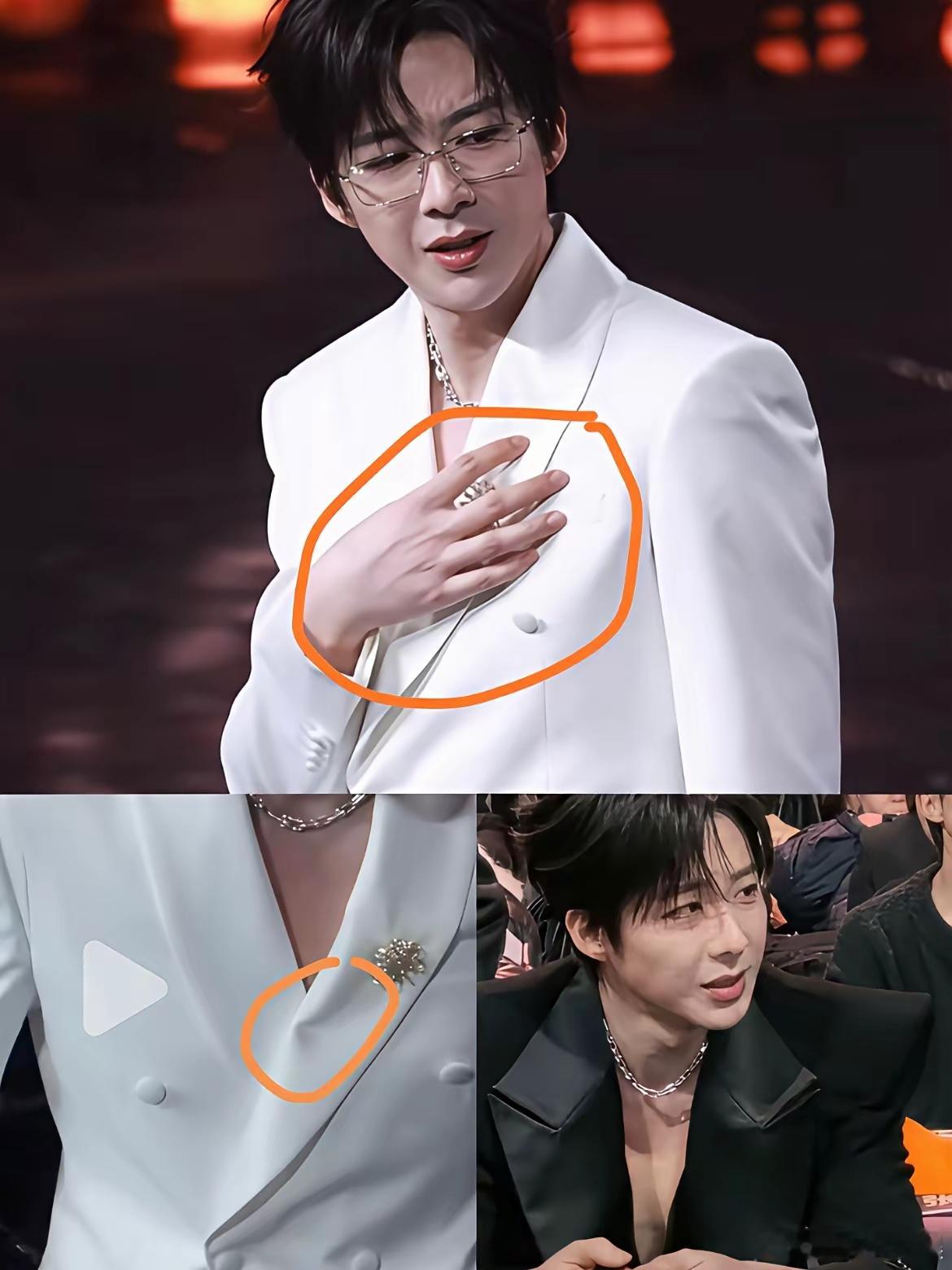 要说内娱男德这块，刘宇宁绝对不是盖的，不信就看微博之夜上，他唯恐自己暴露，用手小