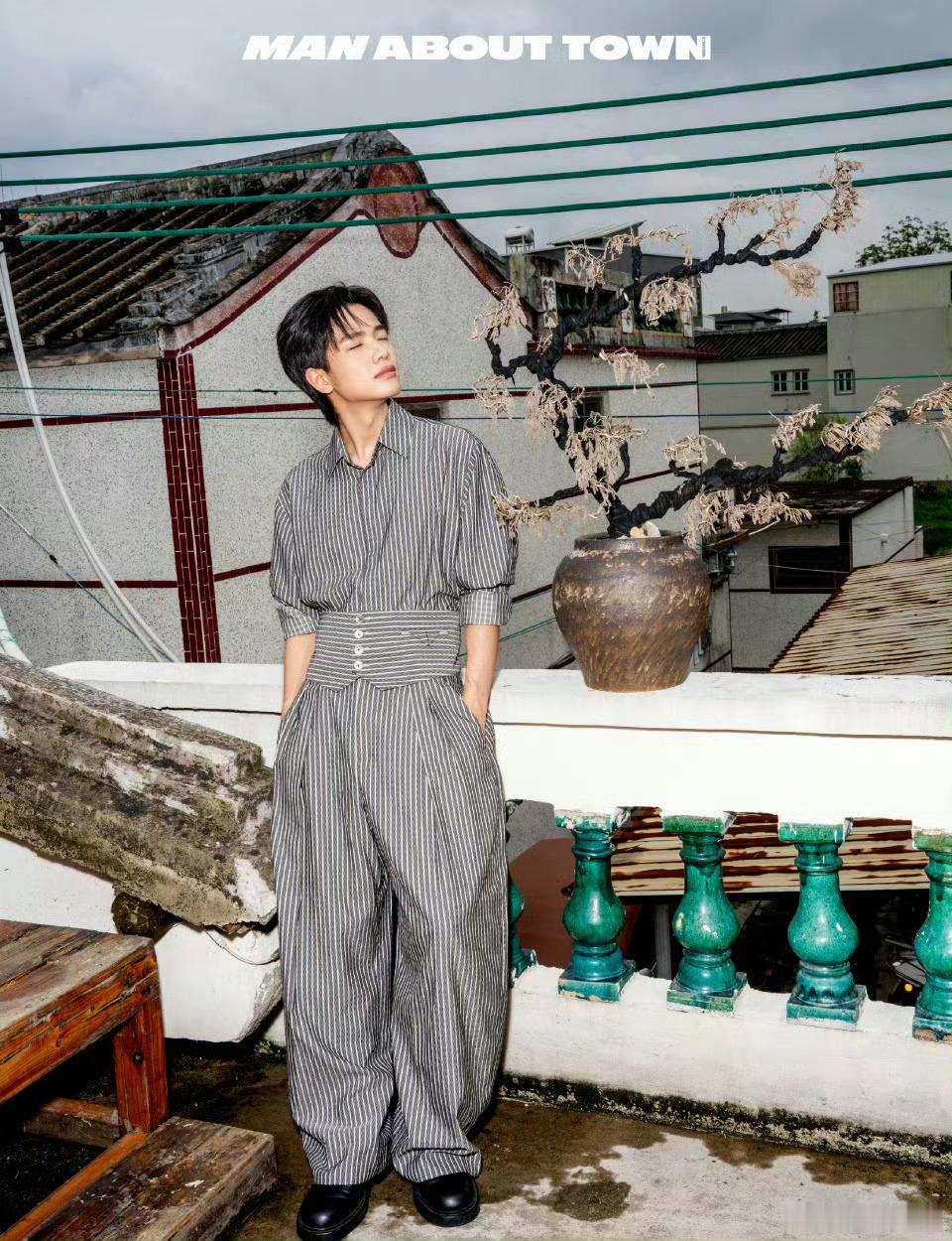 给阿嬷的情书 男主角木生王彦桐的第一组时尚大片，怎么有一种AI感，难评