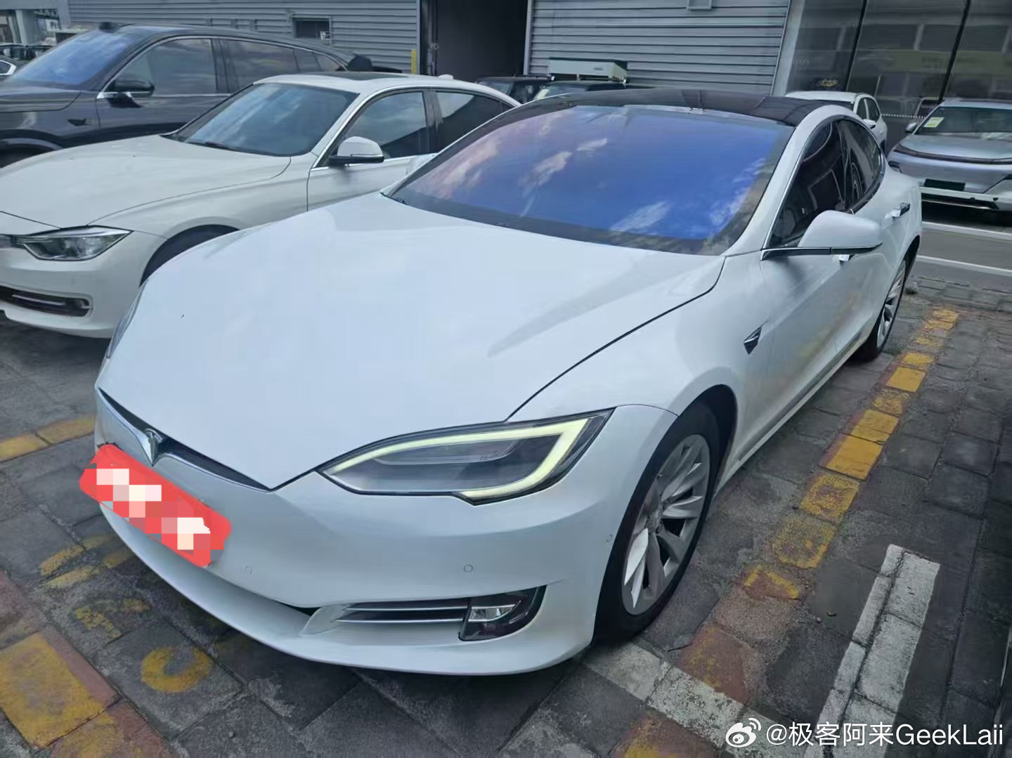 三天到展厅18年 models 75D 带免费超充一手车 10万公里 原版原漆 