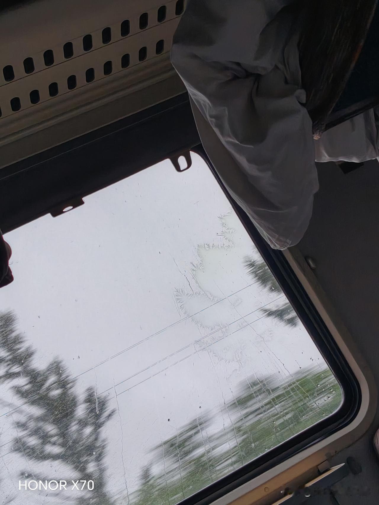 冒雨奔赴哈尔滨
昨晚八点半（20点30分），我从建三江启程，搭乘火车前往哈尔滨。