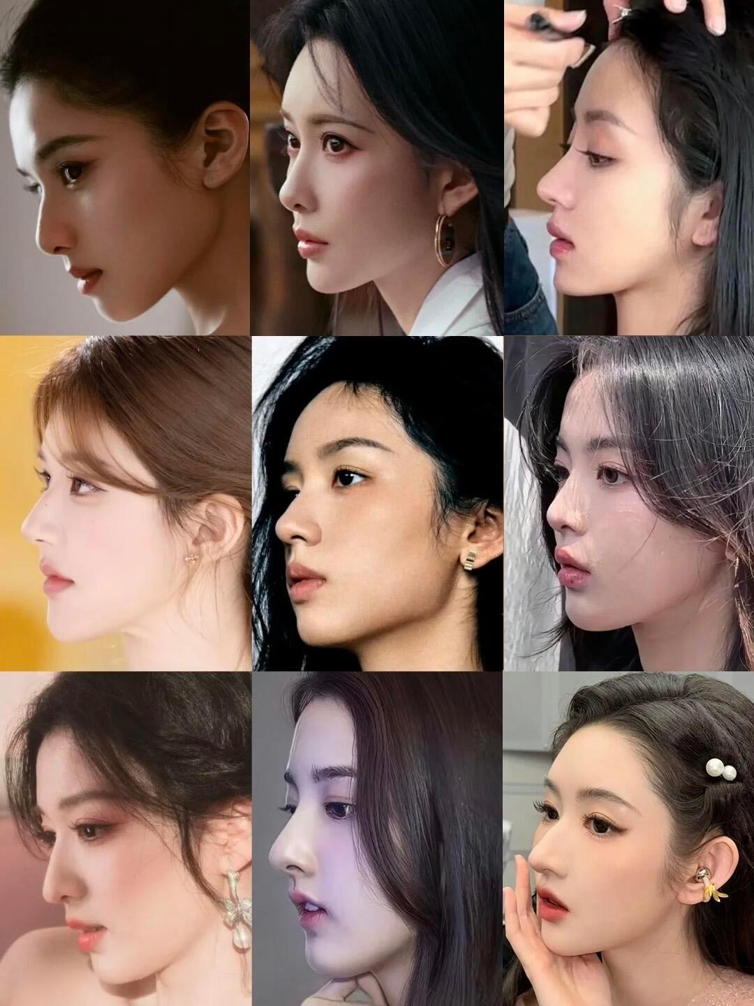 95花的侧脸没一个拉的...每个人的美都各有特色侧面没一个塌的，可以说是全美了 