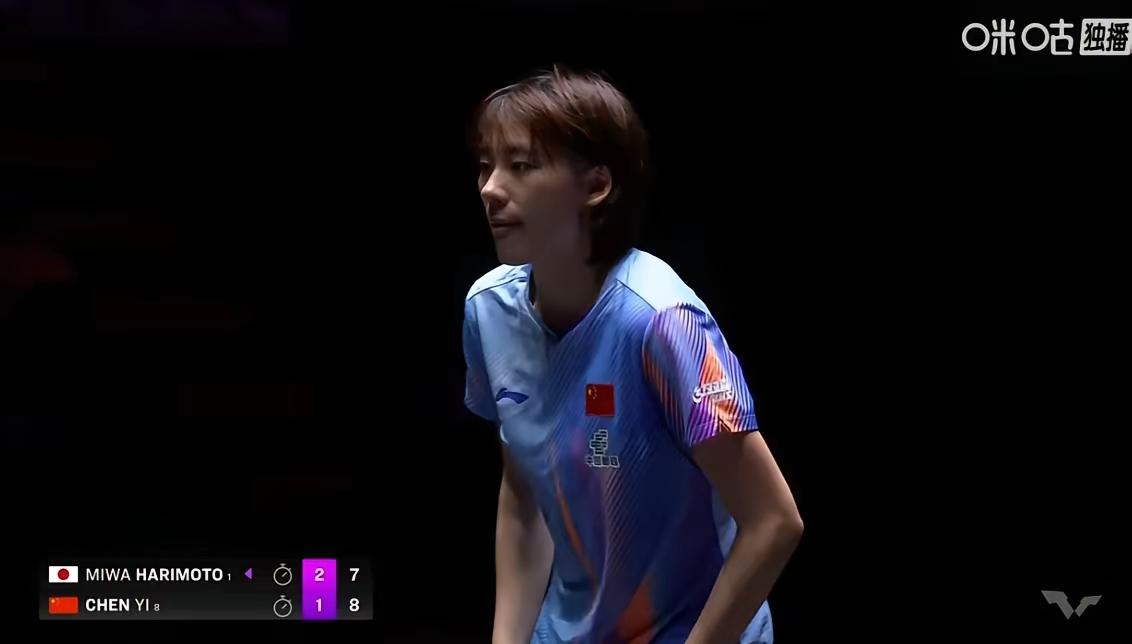 陈熠3:4不敌张本美和，屈居亚军，却把冠军张本美和打得哭得稀里哗啦的！
说实话，