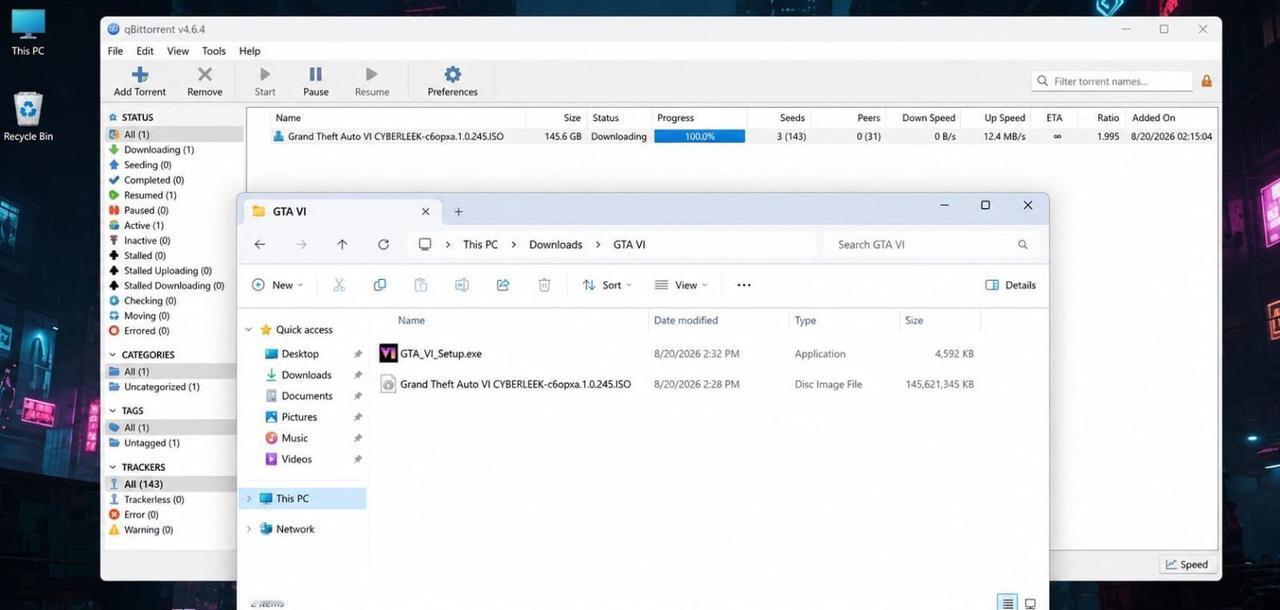 GTA 6 PC 版已经有人下载安装？GTA 侠盗飞车 GT6