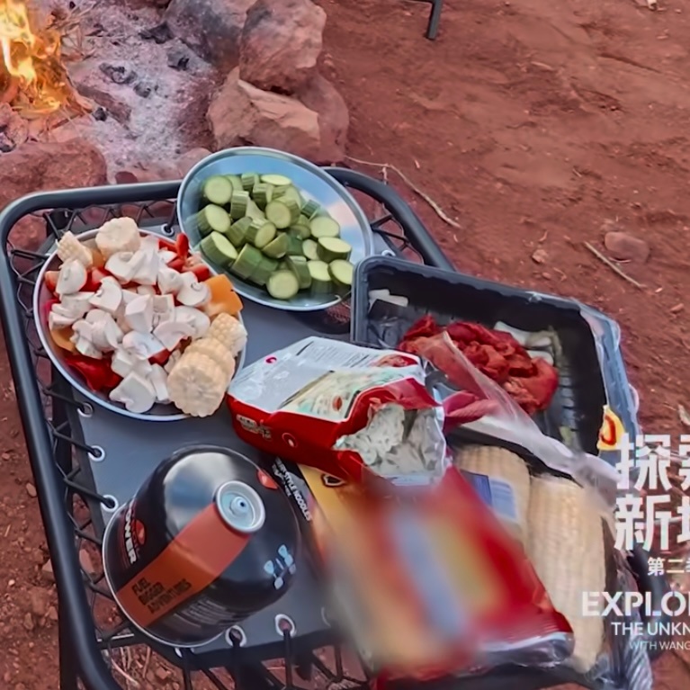 宝在老美伙食挺好的顿顿有荤有素 早上还有维生素小套餐探索新境2王一博