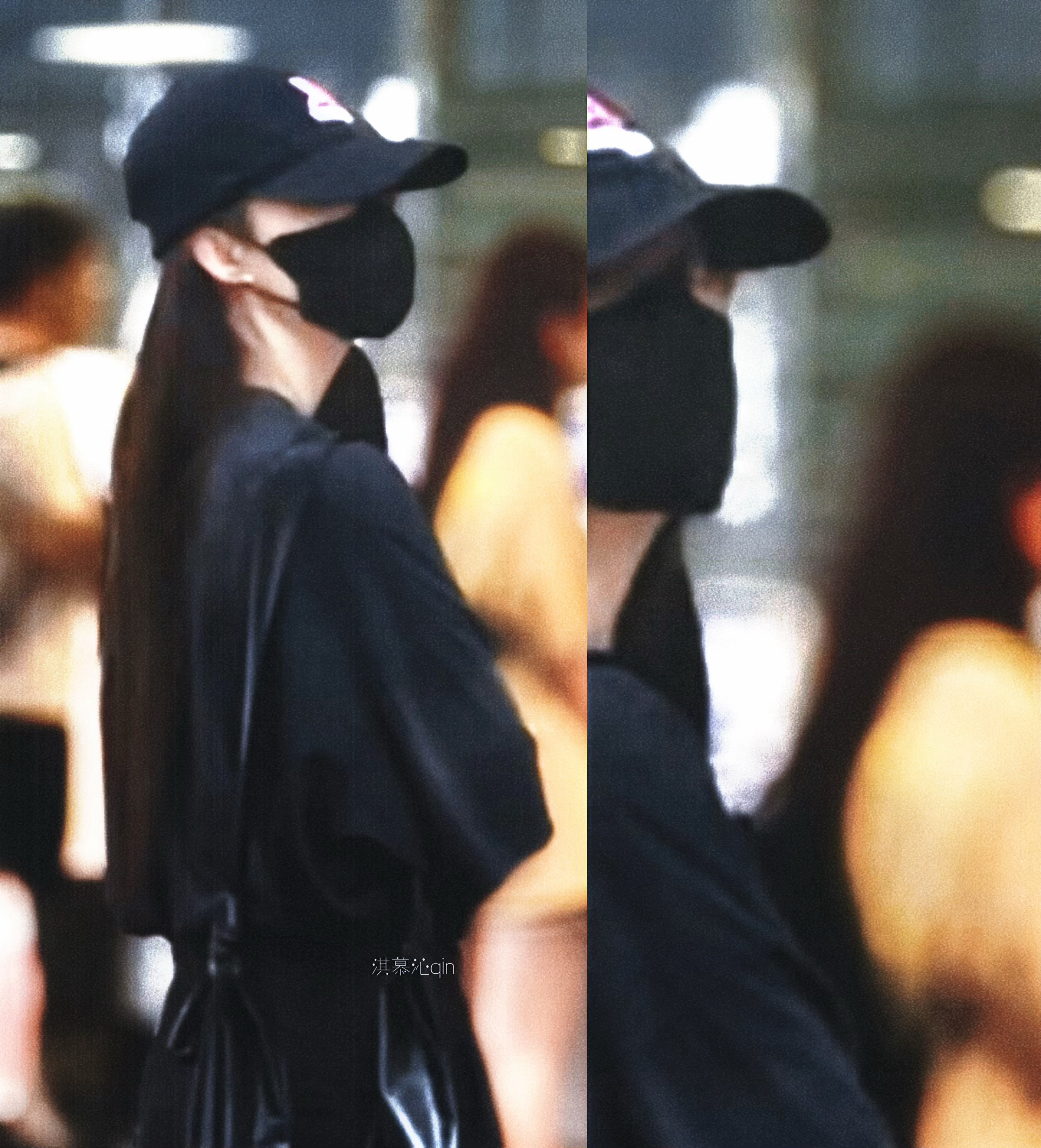 李沁  260811 SHA🛫｜延迟分享p1: 本来沁姐看过来了 我又收回了镜