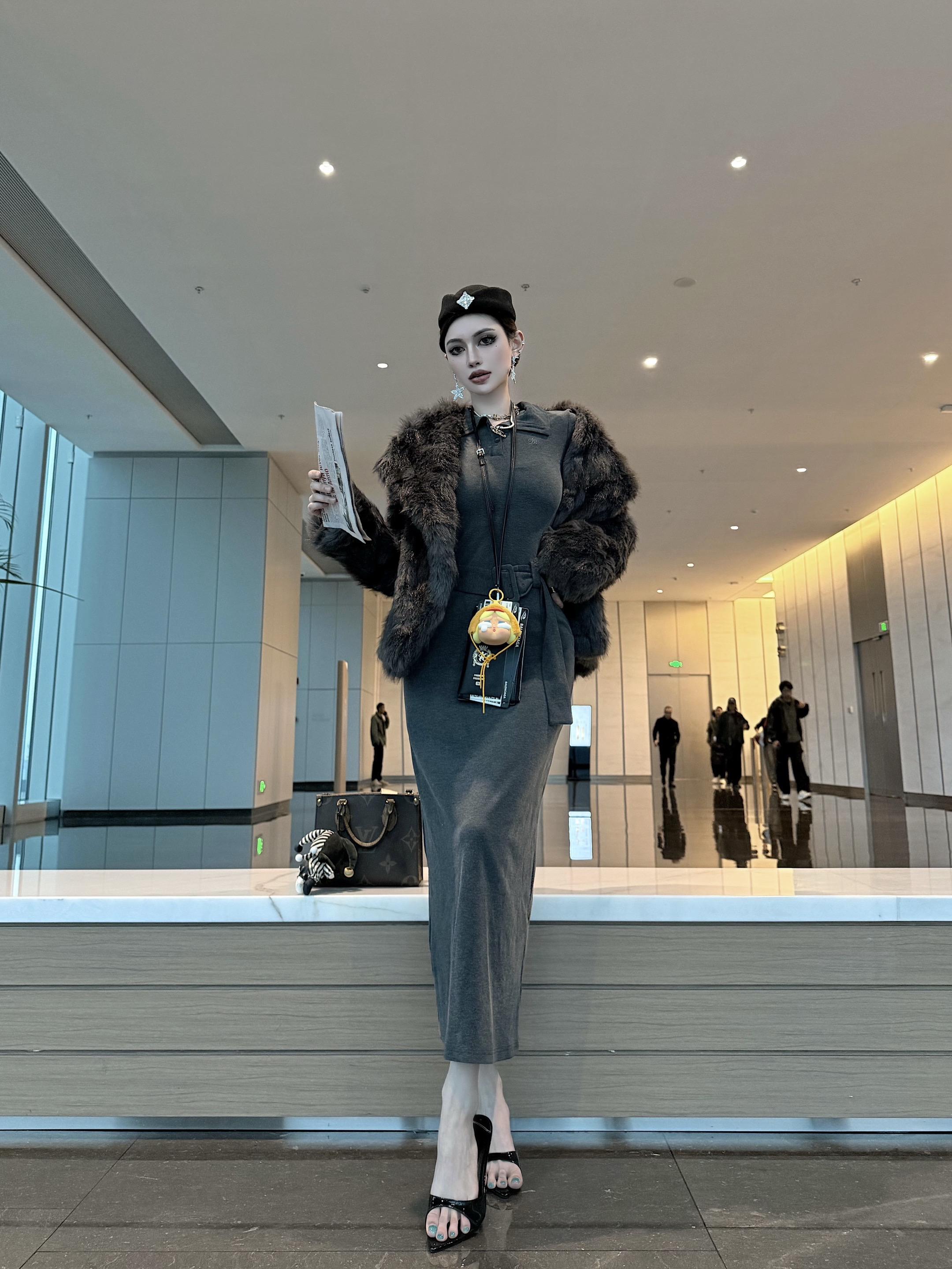 姐感甜御风穿搭。