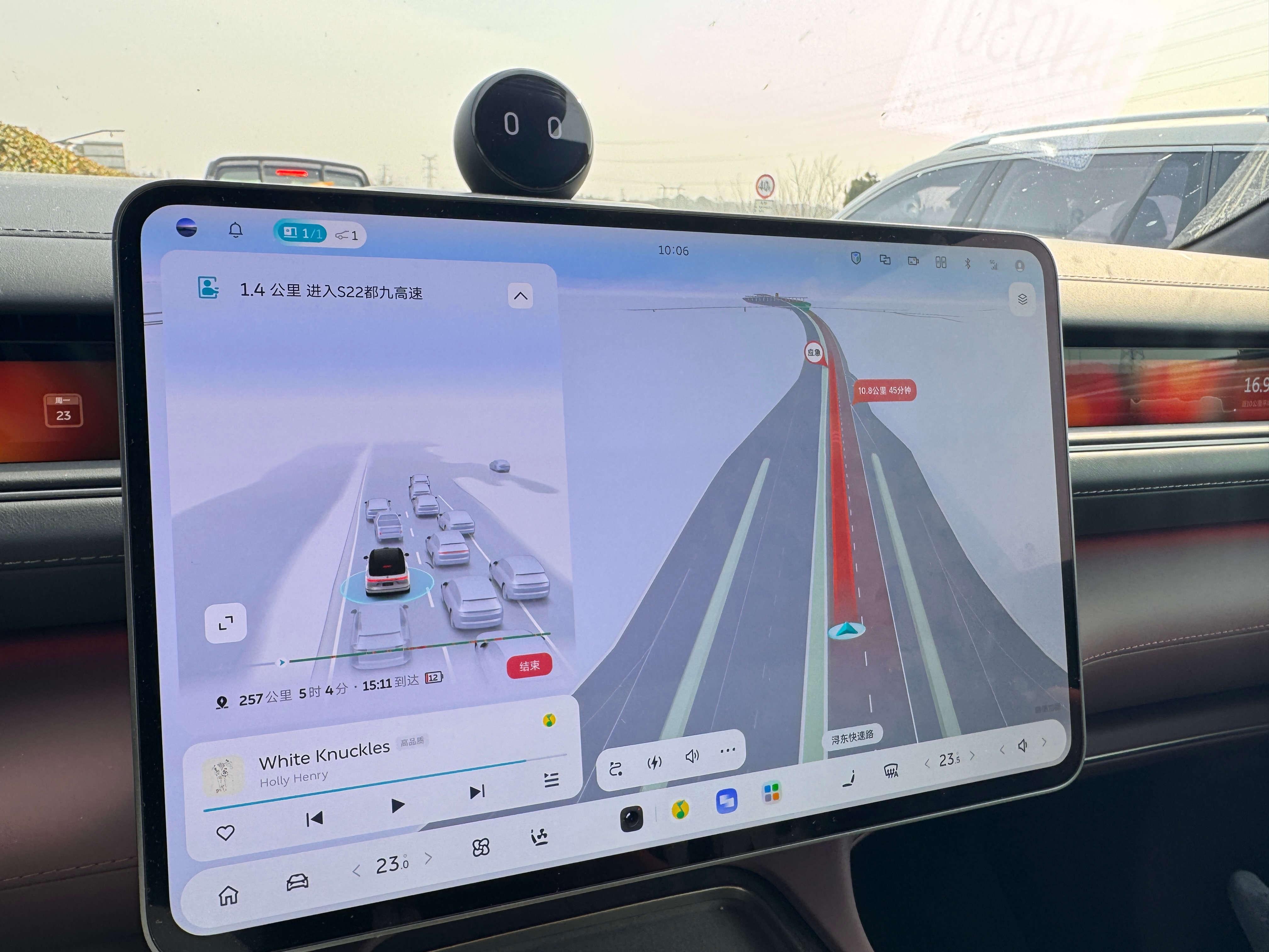 成功进入堵车阶段 九江