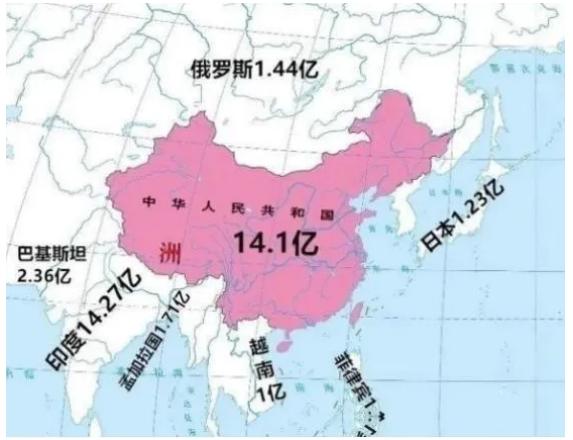 俄罗斯一亿五千万人，没见他们慌！美国三亿多人口，也没见他们愁！加拿大才四千万人，